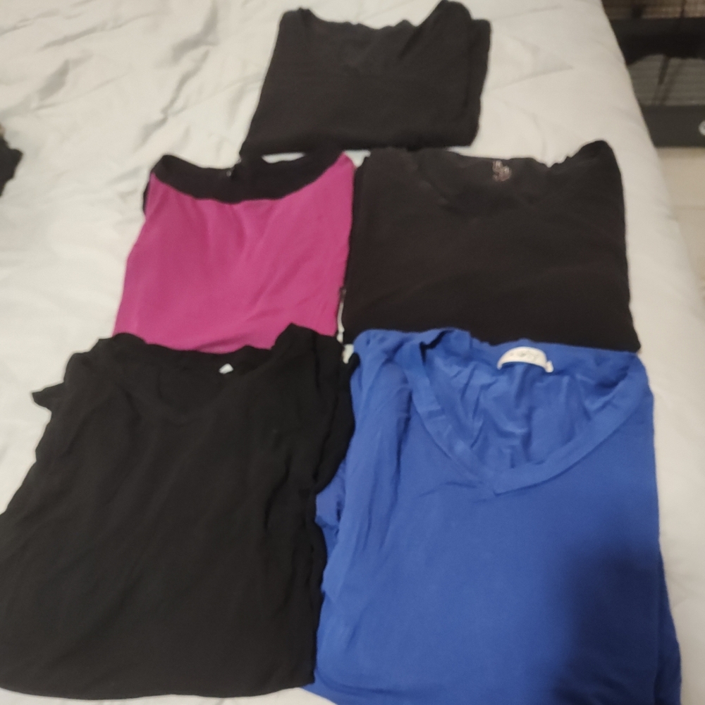 Lot of 5 Women's Short Sleeve Tops 2X